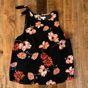 14th & Union Floral Tank Top